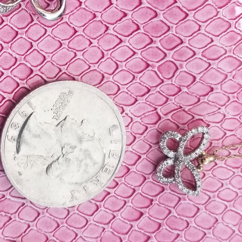 Butterfly Necklace 10k Gold